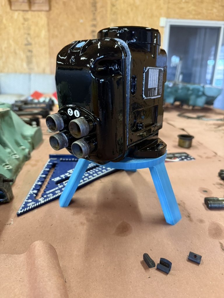 Magneto reassembled and test-fitted